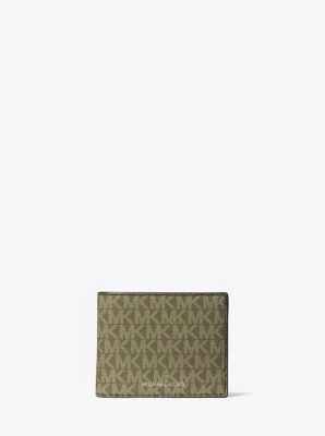 Harrison Logo Billfold Wallet With Passcase - Image 12