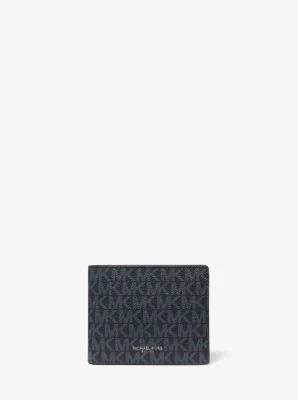 Harrison Logo Billfold Wallet With Passcase - Image 7