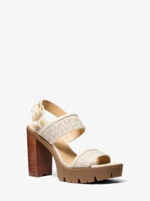 Holland Signature Logo Platform Sandal - Image 2