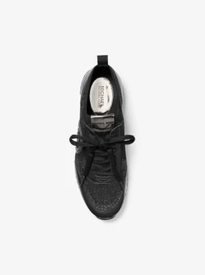Jenkins Metallic Stretch Knit Trainer - Image 15