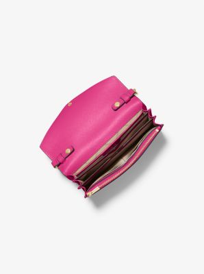 Jet Set Charm Large Leather Envelope Crossbody Bag - Image 3