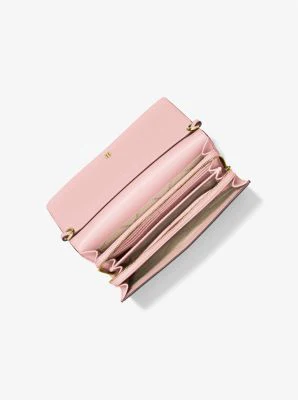 Jet Set Large Leather Crossbody Bag - Image 11
