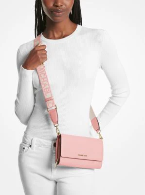 Jet Set Large Leather Crossbody Bag - Image 26