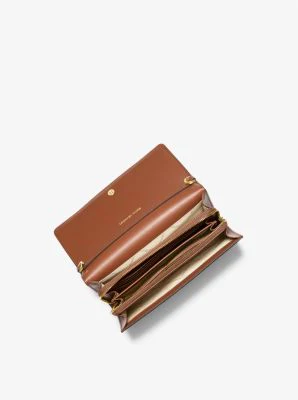 Jet Set Large Leather Crossbody Bag - Image 3