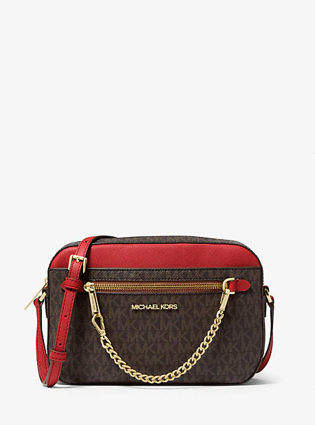 Jet Set Large Logo Crossbody Bag - Image 19