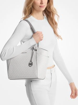 Jet Set Large Logo Shoulder Bag - Image 4