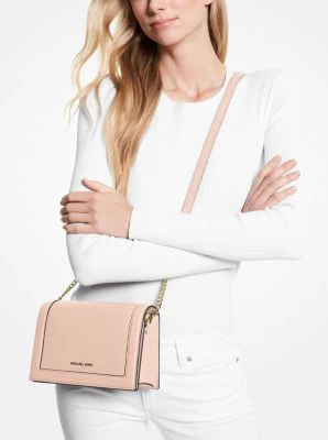 Jet Set Large Saffiano Leather Crossbody Bag - Image 4