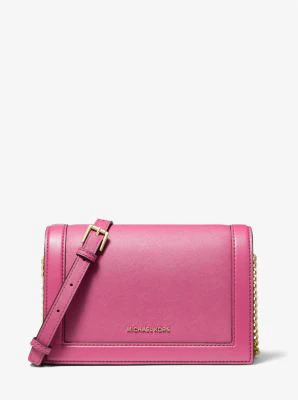 Jet Set Large Saffiano Leather Crossbody Bag - Image 7