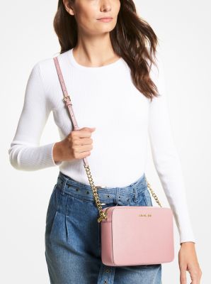 Jet Set Large Saffiano Leather Crossbody Bag - Image 35