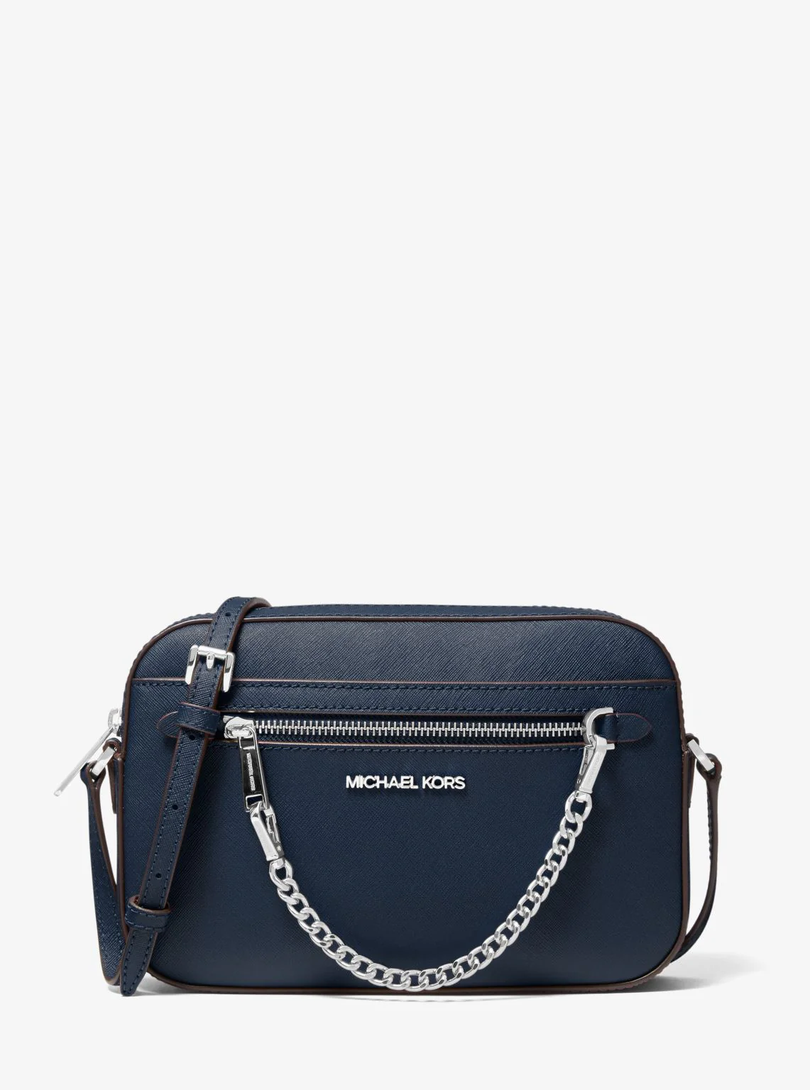Jet Set Large Saffiano Leather Crossbody Bag - Image 20