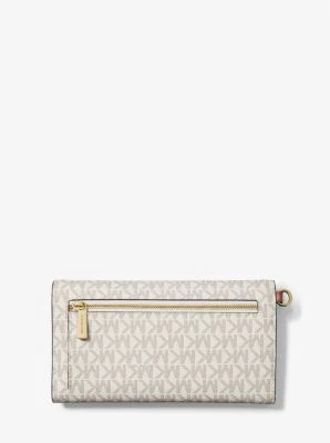 Jet Set Large Signature Logo Envelope Wristlet - Image 4