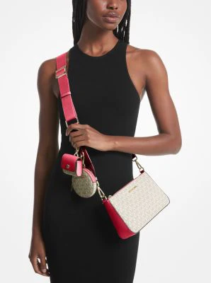 Jet Set Logo Crossbody Bag with Case for Apple Airpods Pro® - Image 12