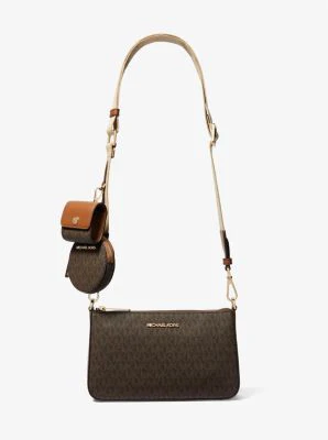 Jet Set Logo Crossbody Bag with Case for Apple Airpods Pro® - Image 26