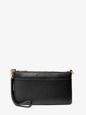 Jet Set Medium Pebbled Leather Wristlet - Image 4