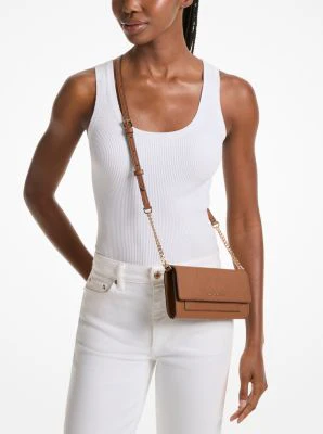 Jet Set Medium Saffiano Leather 2-in-1 Convertible Crossbody Bag - Image 11