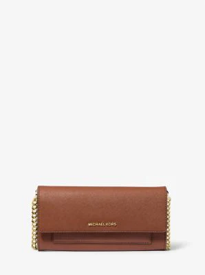 Jet Set Medium Saffiano Leather 2-in-1 Convertible Crossbody Bag - Image 8
