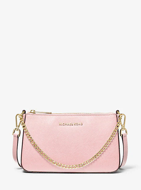 Jet Set Medium Saffiano Leather Crossbody Bag - Image 9