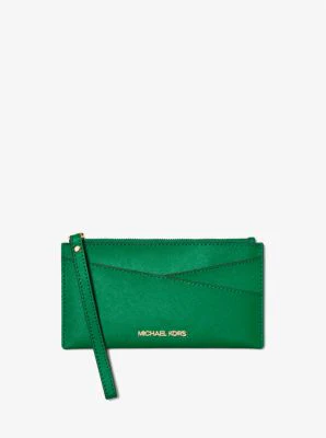 Jet Set Medium Saffiano Leather Crossover Wristlet - Image 24