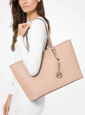 Jet Set Medium Saffiano Leather Top-Zip Tote Bag - Image 13