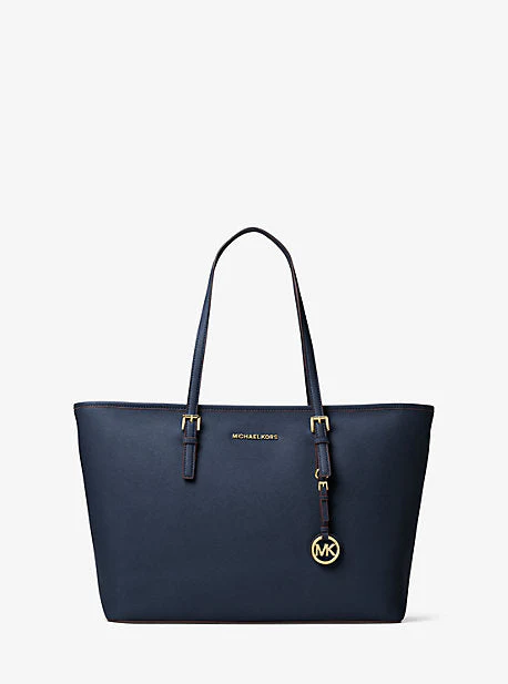 Jet Set Medium Saffiano Leather Top-Zip Tote Bag - Image 15