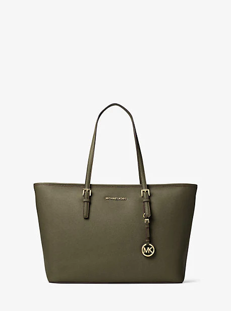 Jet Set Medium Saffiano Leather Top-Zip Tote Bag - Image 20