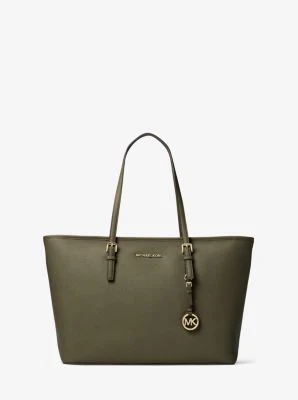 Jet Set Medium Saffiano Leather Top-Zip Tote Bag - Image 21