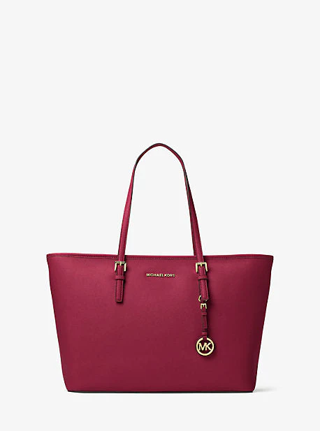 Jet Set Medium Saffiano Leather Top-Zip Tote Bag - Image 25