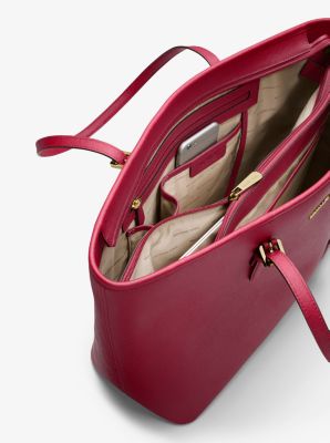 Jet Set Medium Saffiano Leather Top-Zip Tote Bag - Image 30
