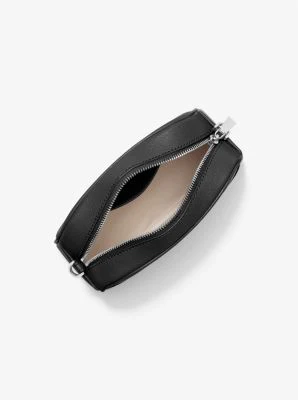 Jet Set Small Leather and Heart Embellished Strap Camera Crossbody Bag - Image 3