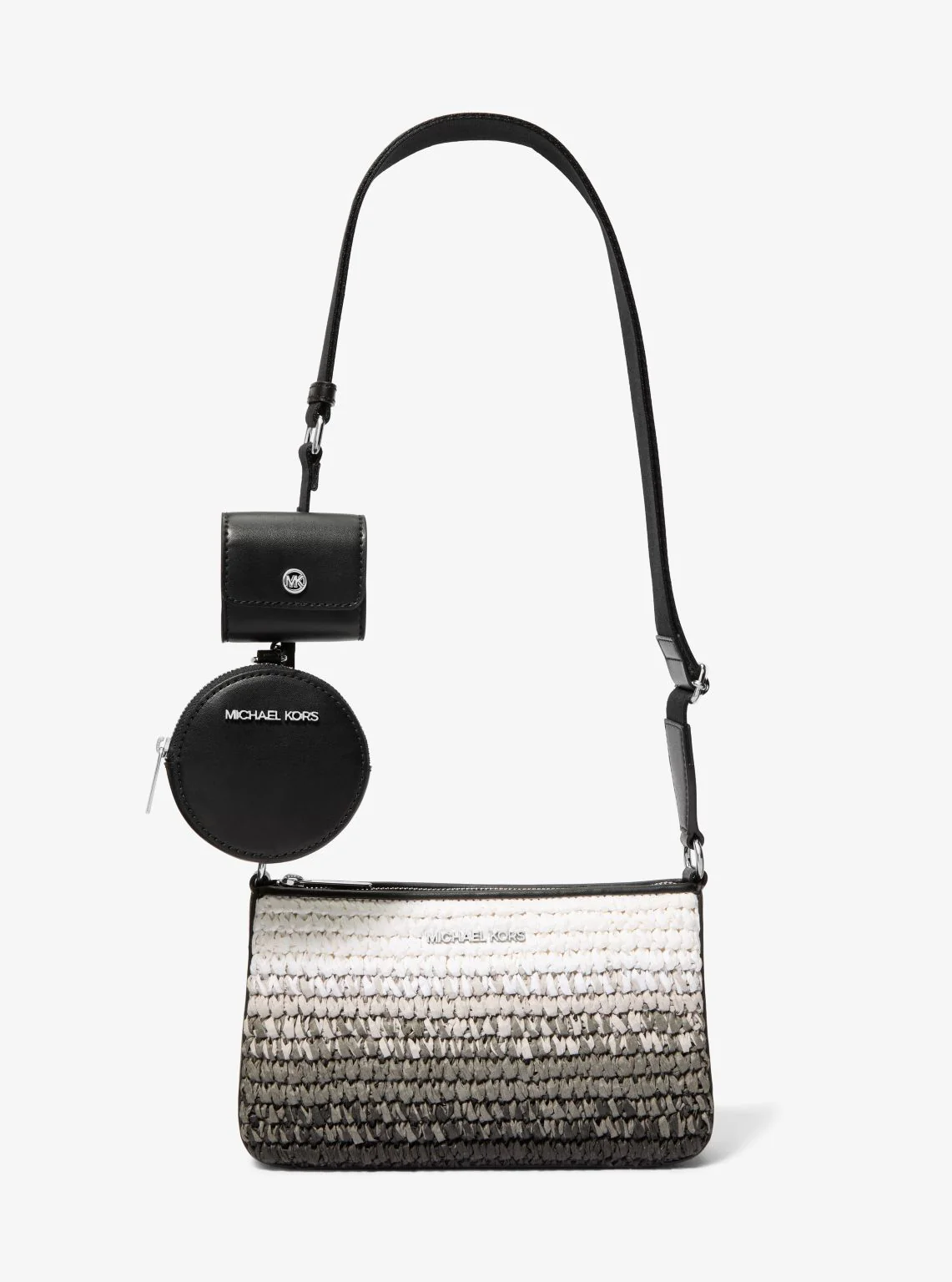 Jet Set Small Ombré Straw Crossbody Bag with Case for Apple Airpods Pro® - Image 10