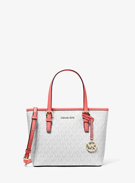 Jet Set Travel Extra-Small Logo Top-Zip Tote Bag