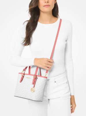 Jet Set Travel Extra-Small Logo Top-Zip Tote Bag - Image 5