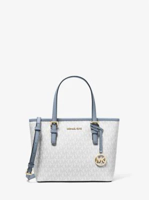 Jet Set Travel Extra-Small Logo Top-Zip Tote Bag - Image 7