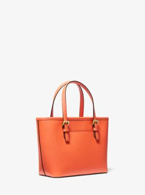 Jet Set Travel Extra-Small Saffiano Leather Top-Zip Tote Bag - Image 9