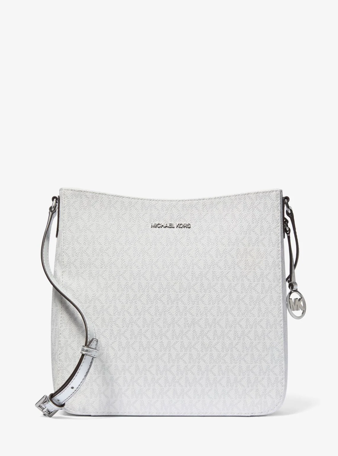 Jet Set Travel Large Metallic Signature Logo Messenger Bag - Image 6