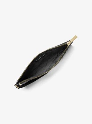 Jet Set Travel Large Pebbled Leather Pouch - Image 9