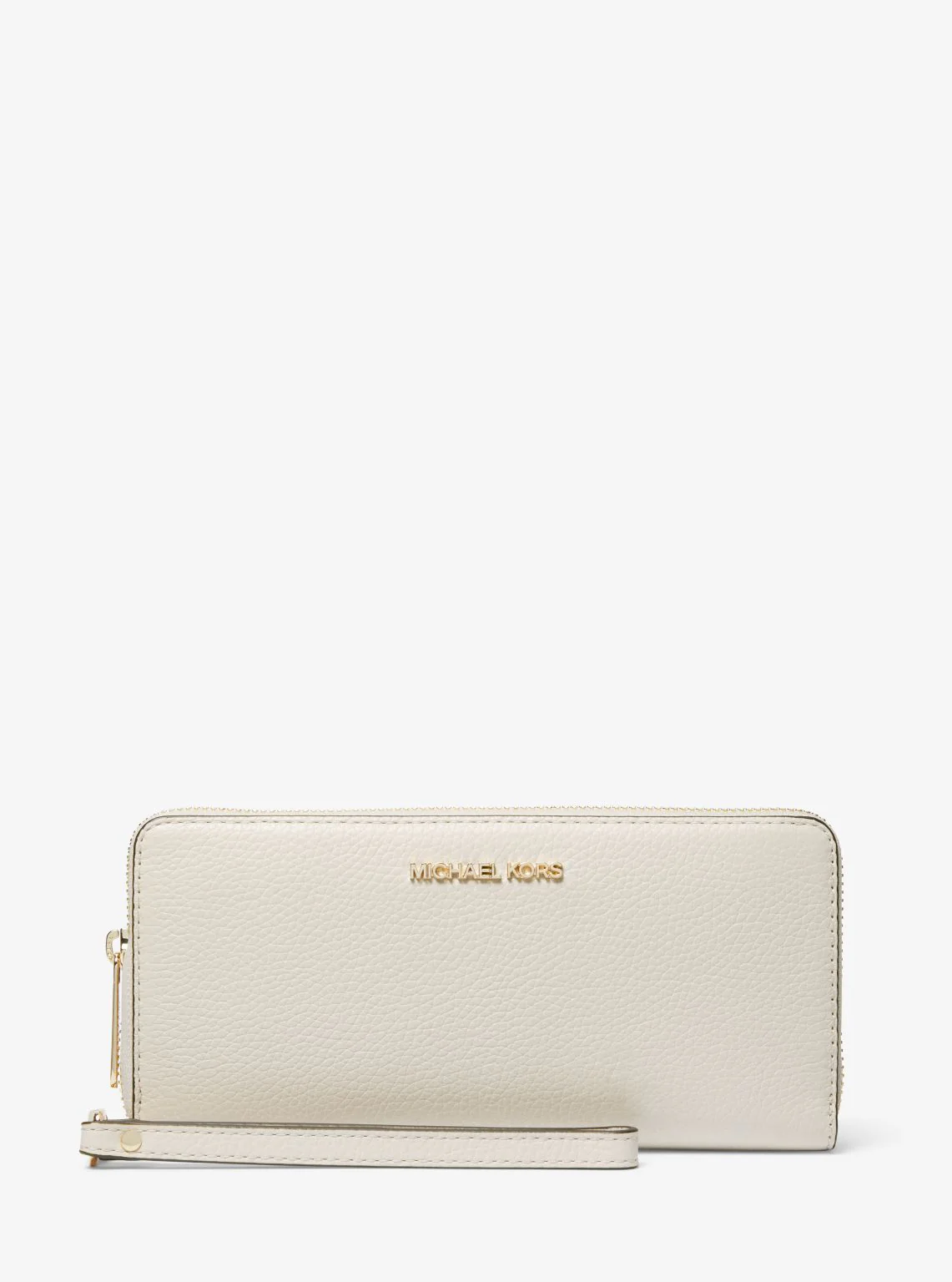 Jet Set Travel Large Pebbled Leather Wristlet - Image 14