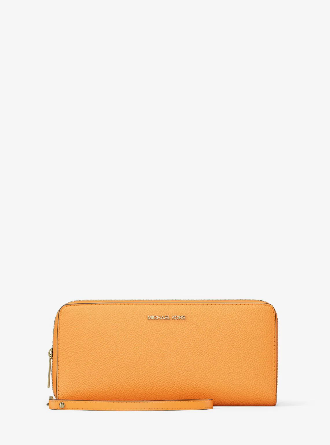Jet Set Travel Large Pebbled Leather Wristlet - Image 20