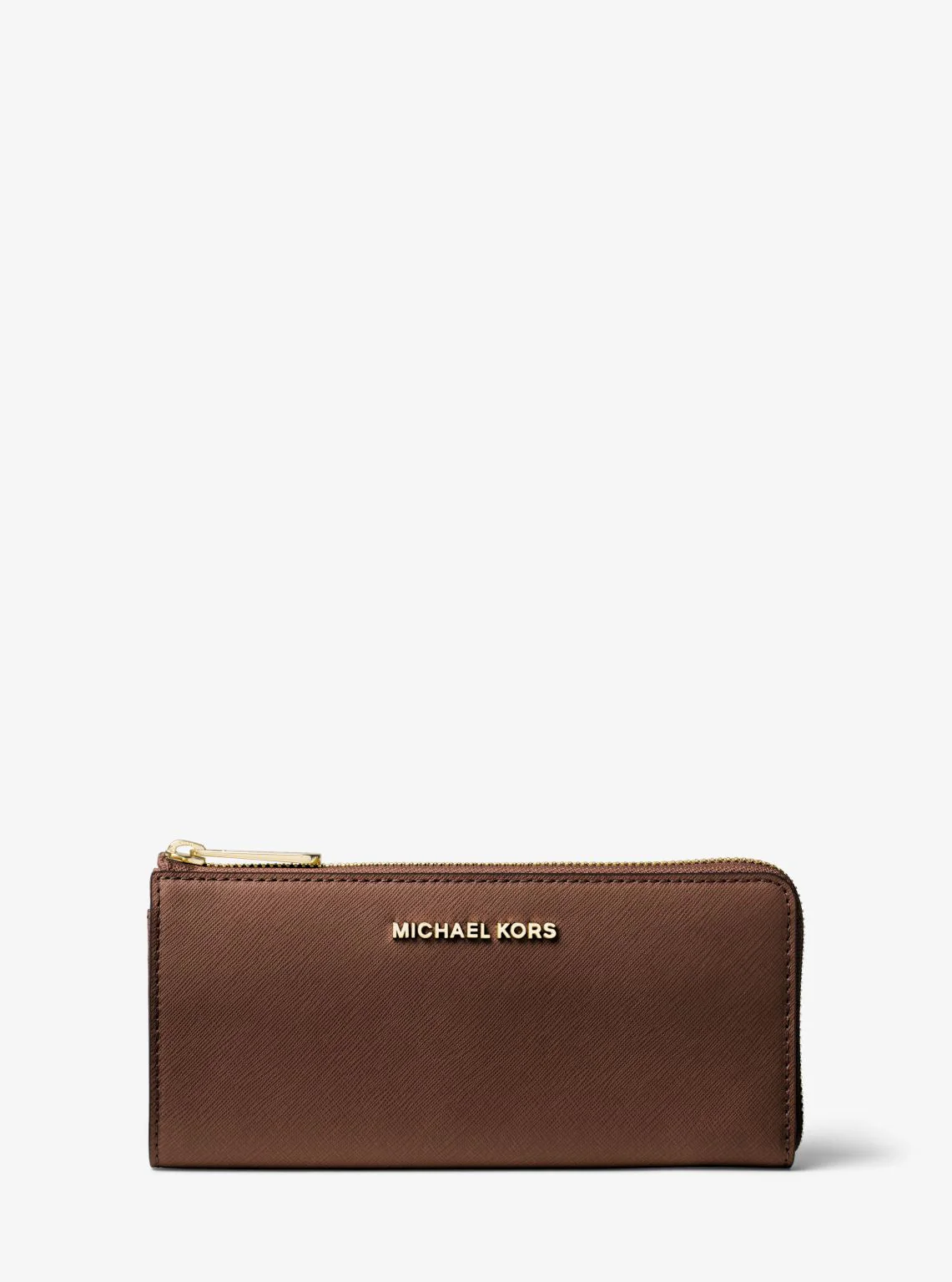 Jet Set Travel Large Saffiano Leather Quarter-Zip Wallet - Image 55