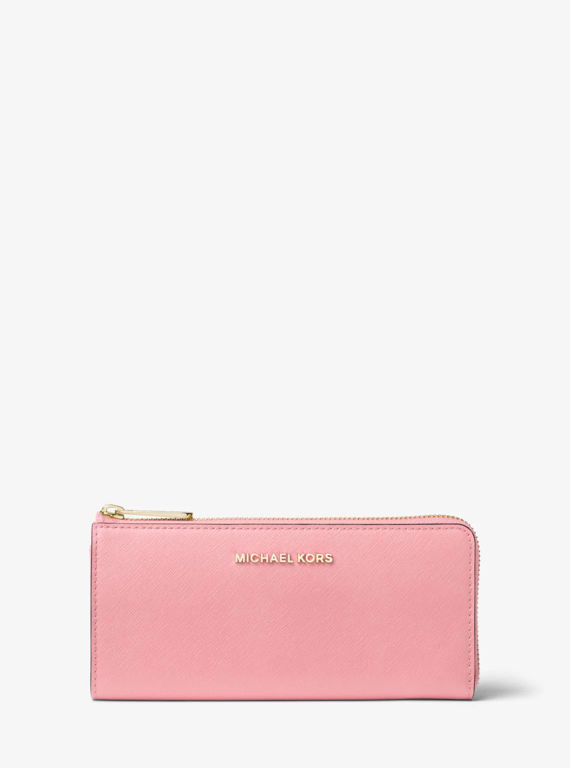 Jet Set Travel Large Saffiano Leather Quarter-Zip Wallet - Image 73