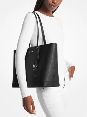 Jet Set Travel Large Saffiano Leather Tote Bag - Image 8
