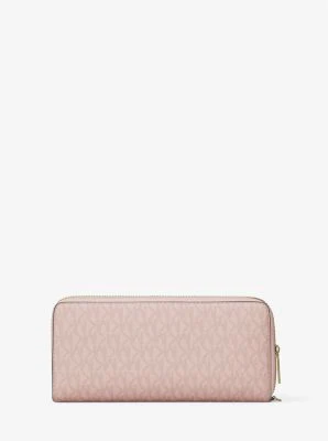 Jet Set Travel Large Signature Logo Continental Wristlet - Image 4