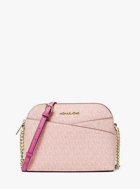 Jet Set Travel Medium Logo Dome Crossbody Bag - Image 48
