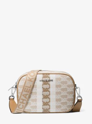 Jet Set Travel Medium Logo Stripe Crossbody Bag - Image 7