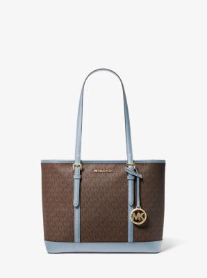 Jet Set Travel Small Logo Top-Zip Tote Bag - Image 22