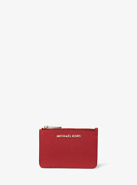 Jet Set Travel Small Saffiano Leather Coin Pouch - Image 5