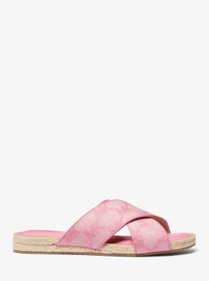 Jolie Logo Jacquard Espadrille Sandal - Image 7