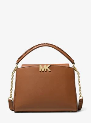 Karlie Medium Leather Satchel - Image 10