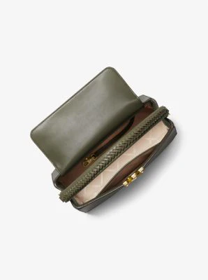 Karlie Medium Leather Satchel - Image 20
