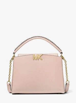 Karlie Medium Leather Satchel - Image 6